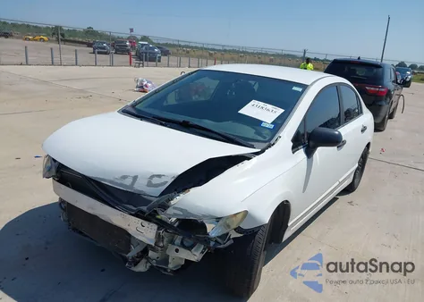 2010 Honda Civic Vp from USA, damaged, VIN 19XFA1F31AE007580